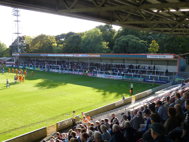 The Sandy Lane End During the Match